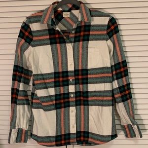 J. Crew plaid flannel